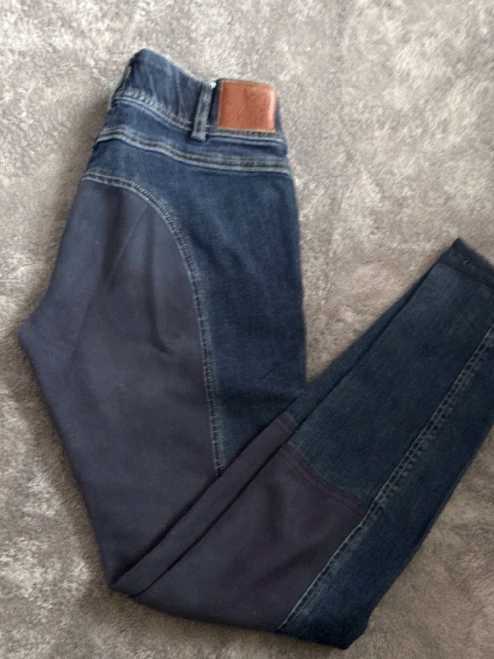 Navy Women's Equestrian Full Seat Jeans 24L